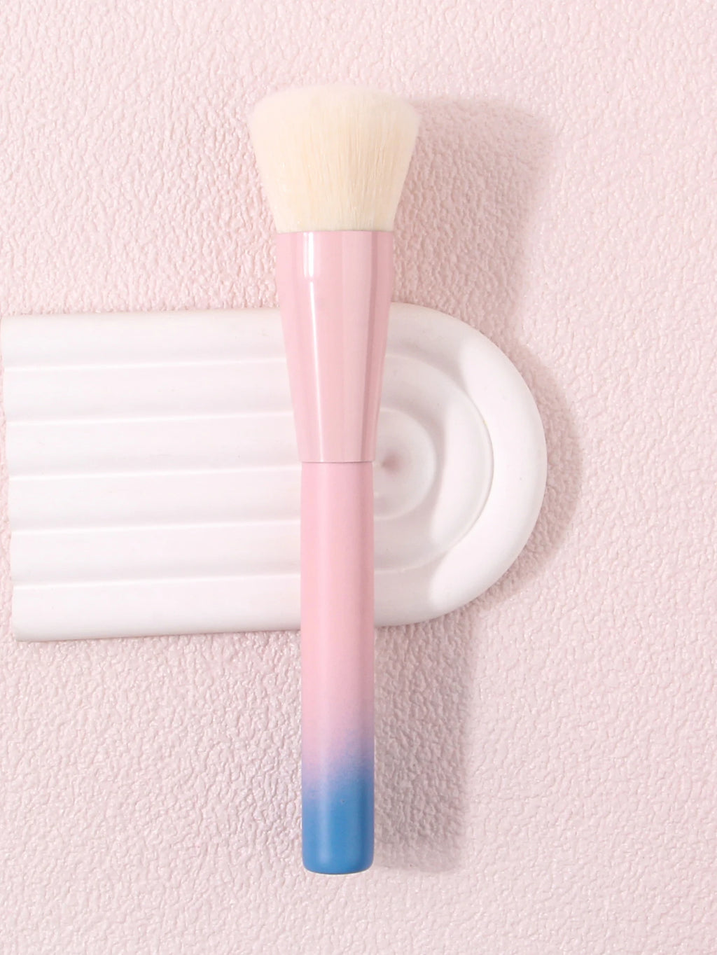 KOSSHOW Flat Contour Makeup Brush | Gradient Wooden Handle Contour Makeup Brush QXL
