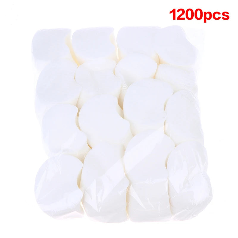 Disposable Makeup Cotton Pads 60–1200 Pcs | Soft & Absorbent Disposable Cotton Pads QXL 1200Pcs