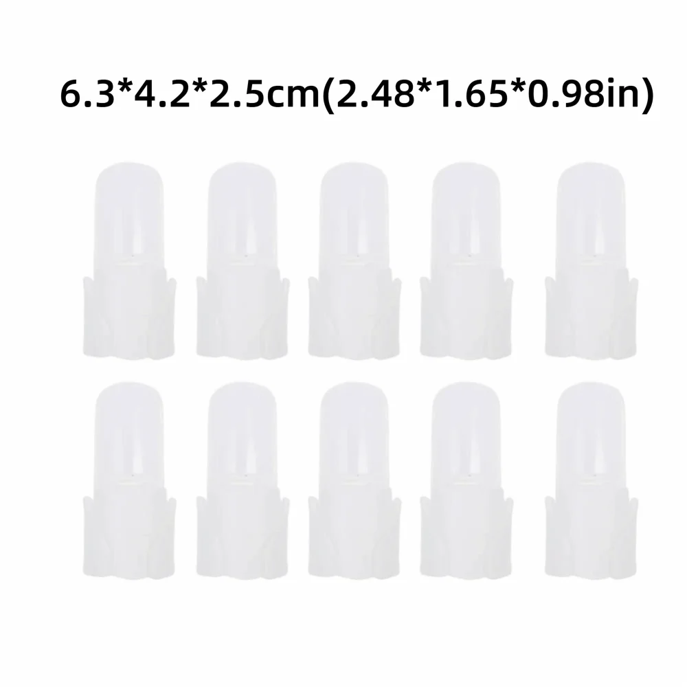 10-Pack Nail Polish Shields | Flexible Finger Nail Protector Tips Nail Polish Shields QXL