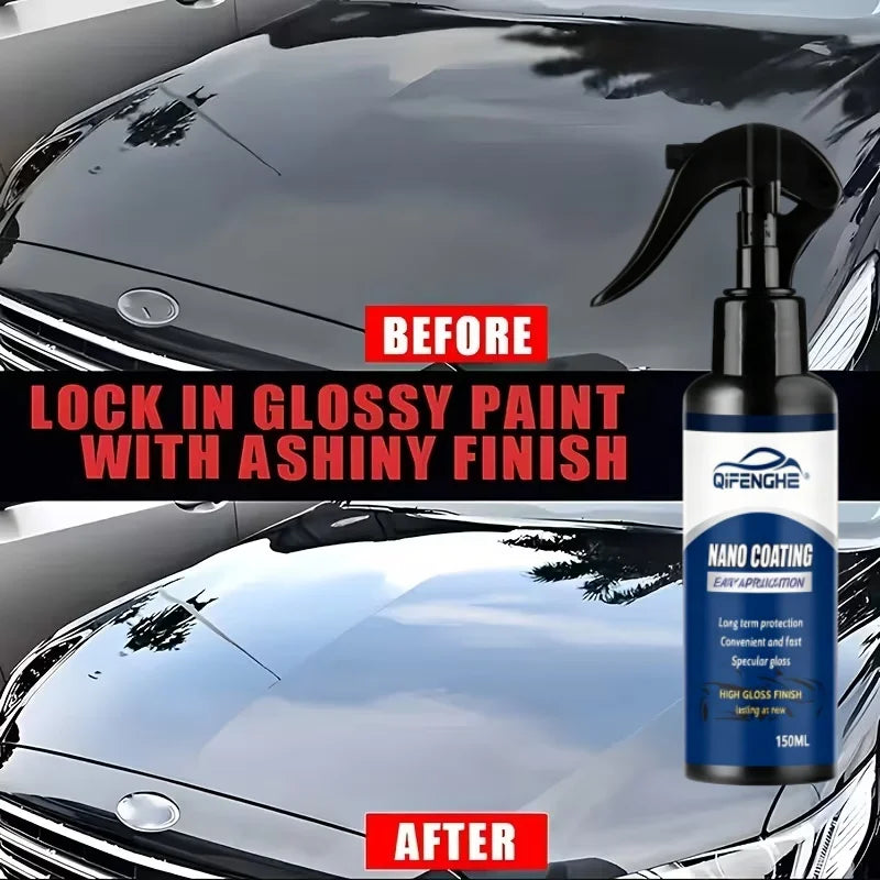 Nano Coating Spray – Car Paint Protection with Microfiber Towel Car Coating Spray QXL