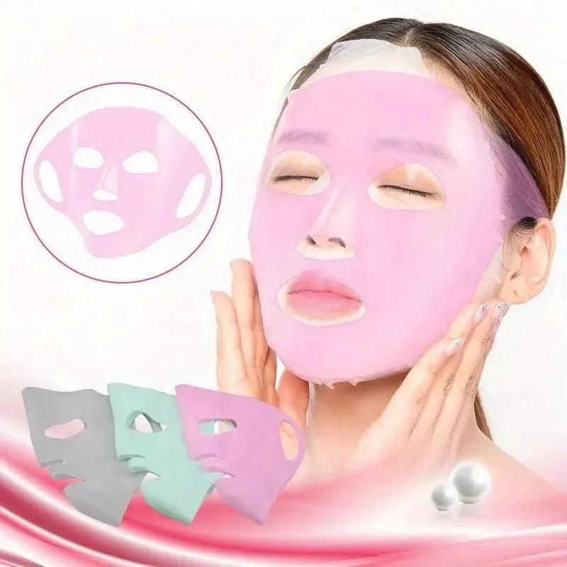 3D Silicone Face Mask Cover | Reusable Essence Seal Shield Silicone Face Mask QXL