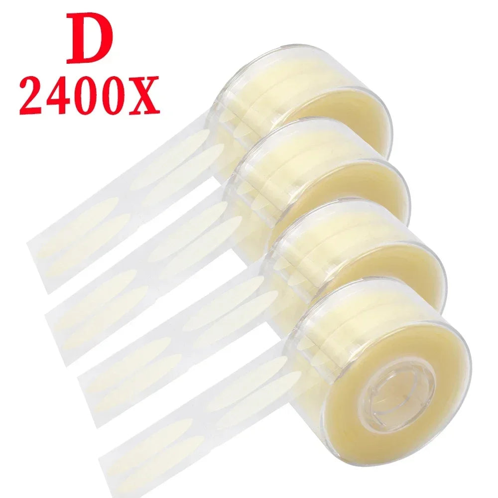 2400 Pcs Invisible Double Eyelid Tape – Self-Adhesive Eye Lift Eyelid Tape Stickers QXL D03
