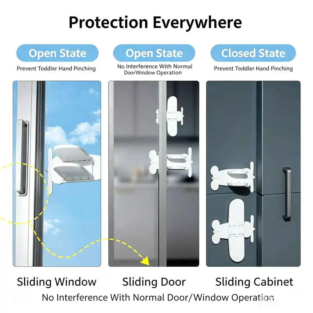 Baby Safety Lock Set | Drawer, Door & Window Child Lock Baby Safety Lock QXL