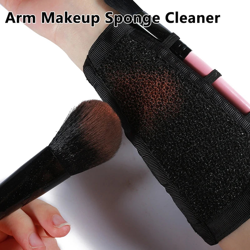 Arm Wearable Brush Color Switch Sponge Cleaner | BMPEIC Brush Cleaning Sponge QXL