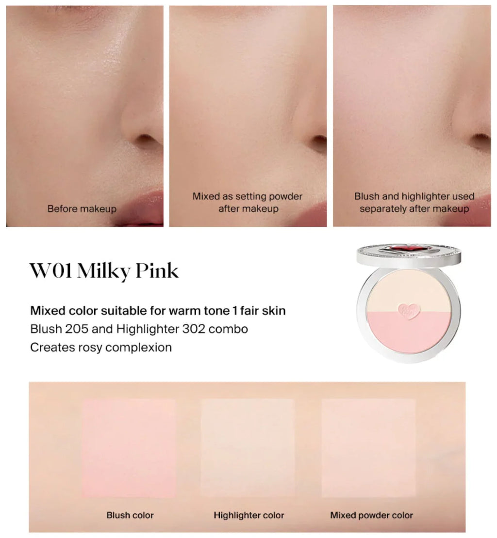 JOOCYEE x Chupa Chups Compact Duo Pressed Powder | Oil Control Pressed Powder Compact QXL