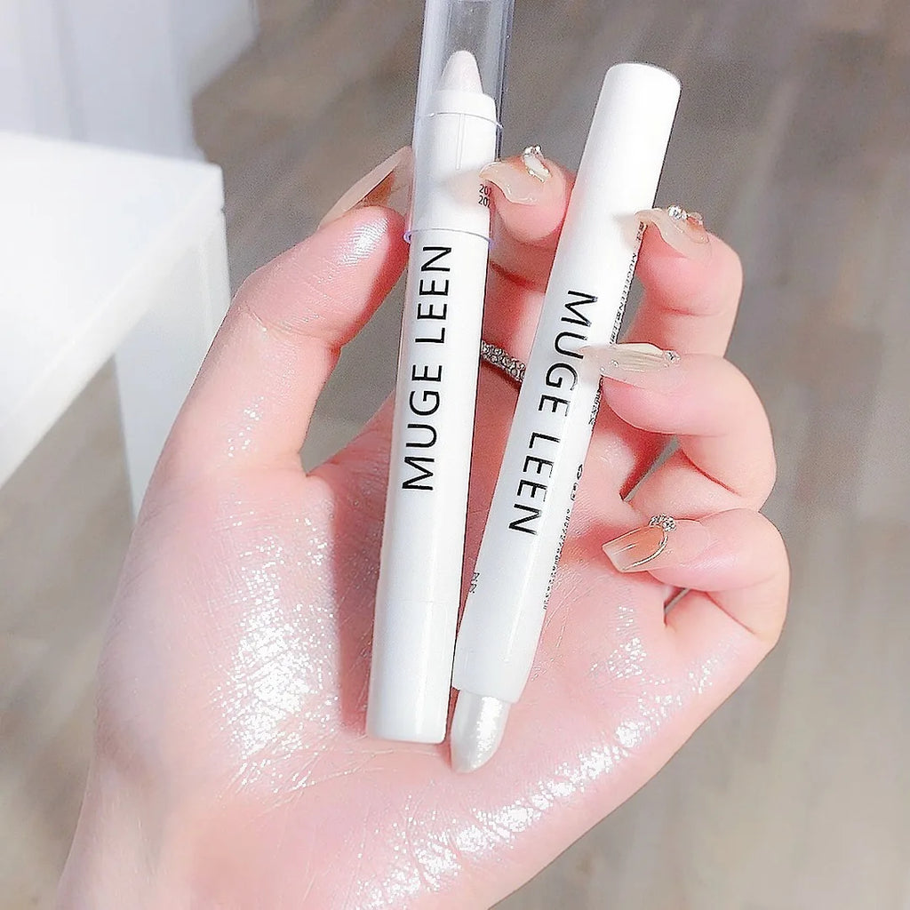 Pearl White Shimmer Eye Highlighter Pencil | Waterproof 2g Eye Highlighter Pencil QXL