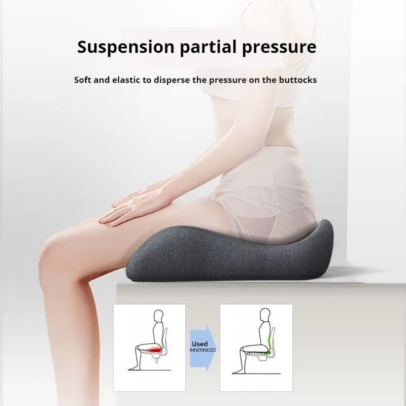 U-Shape Memory Foam Seat Cushion | Coccyx & Tailbone Support Memory Foam Seat Cushion QXL