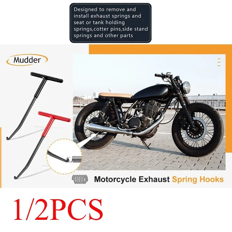 T-Handle Exhaust Spring Hook Tool | Motorcycle Spring Puller Spring Hook Tool QXL