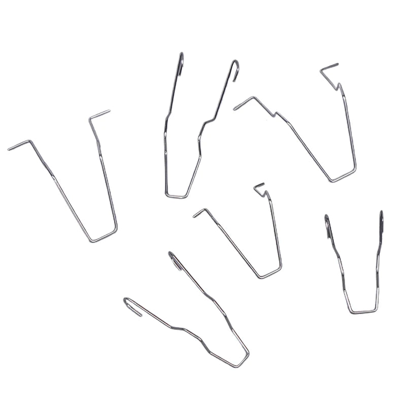6-Pack H1 H3 H4 H7 Headlight Bulb Retainer Spring Clips – Steel Headlight Retainer Clips QXL