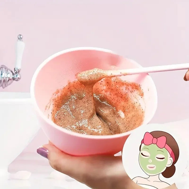 Face Mask Brush Set with Silicone Mixing Bowl – 3 or 4 Pcs Face Mask Tool Set QXL