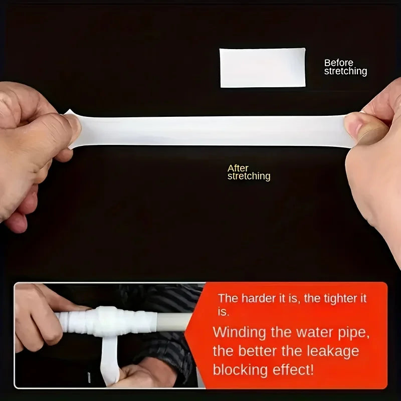 Instant Leak Repair Tape | High-Temp Flexible Pipe Sealant Pipe Repair Tape QXL