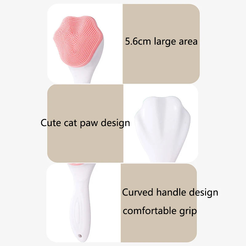 Soft Silicone Face Cleansing Brush | Deep Pore Exfoliator Facial Cleansing Brush QXL