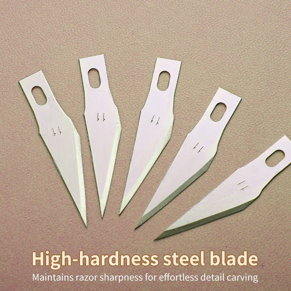 Wood Carving Craft Knife Blade Set | Engraving & DIY Cutting Tool Craft Knife Set QXL
