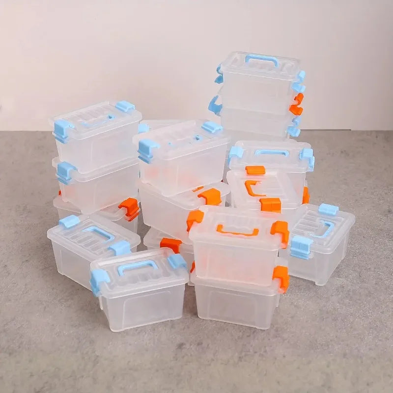 Mini Suitcase Storage Box | Transparent DIY Miniature Case Miniature Storage Box QXL