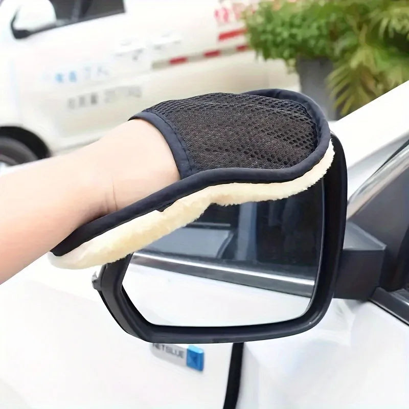 Car Wash & Waxing Glove | Polishing Mitt Cleaning Tool Car Wash Mitt QXL