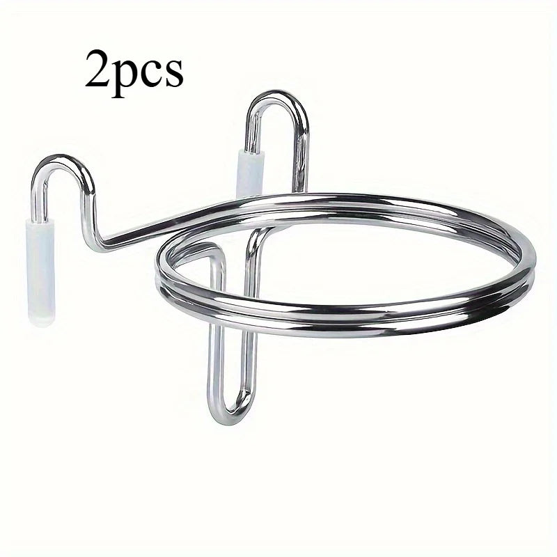 2-Pack Shopping Cart Cup Holder | Portable Clip-On Drink Holder Cart Cup Holder QXL 2pcs