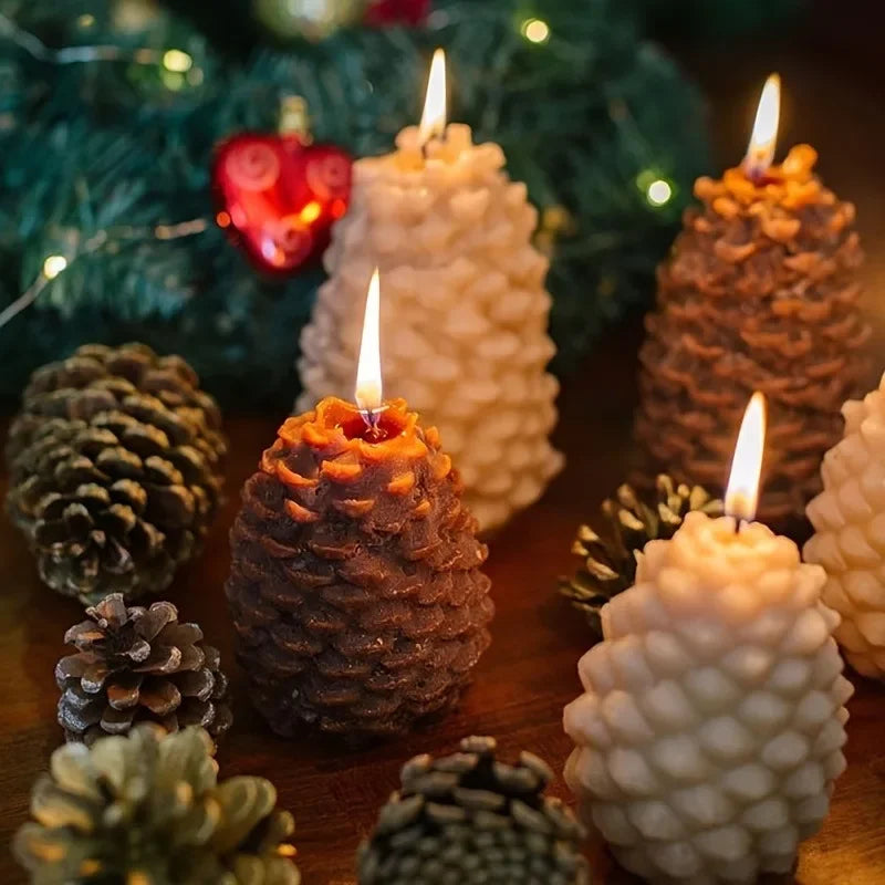 Silicone Pine Cone Candle Mold | DIY Candle Making Candle Making Mold QXL
