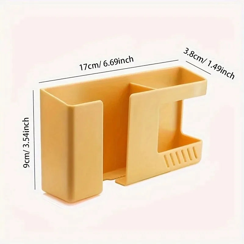 Multi-Function Storage Box for Remote Control & Phone Desktop Storage Organizer QXL