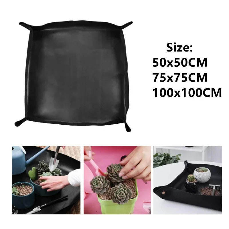 Waterproof Foldable Gardening Mat | Oxford Plant Potting Pad Gardening Mat QXL