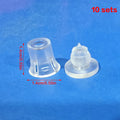 10-Pack Transparent PC Advertising Nail Standoffs 14mm & 20mm Sign Standoff Screws QXL 14x14m
