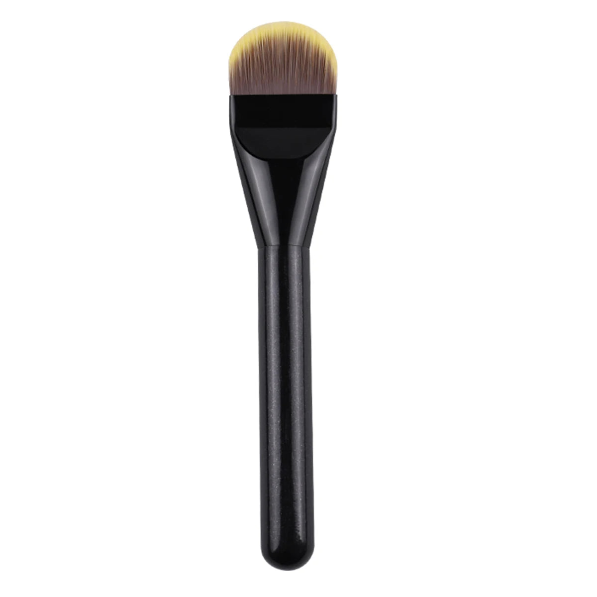 Tongue-Shaped Liquid Foundation & Concealer Brush Foundation Brush QXL black