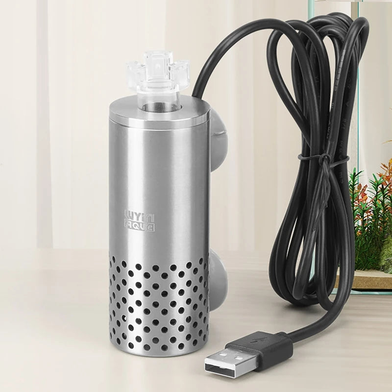 USB Aquarium Surface Skimmer | Electric Oil Film Remover Aquarium Surface Skimmer QXL