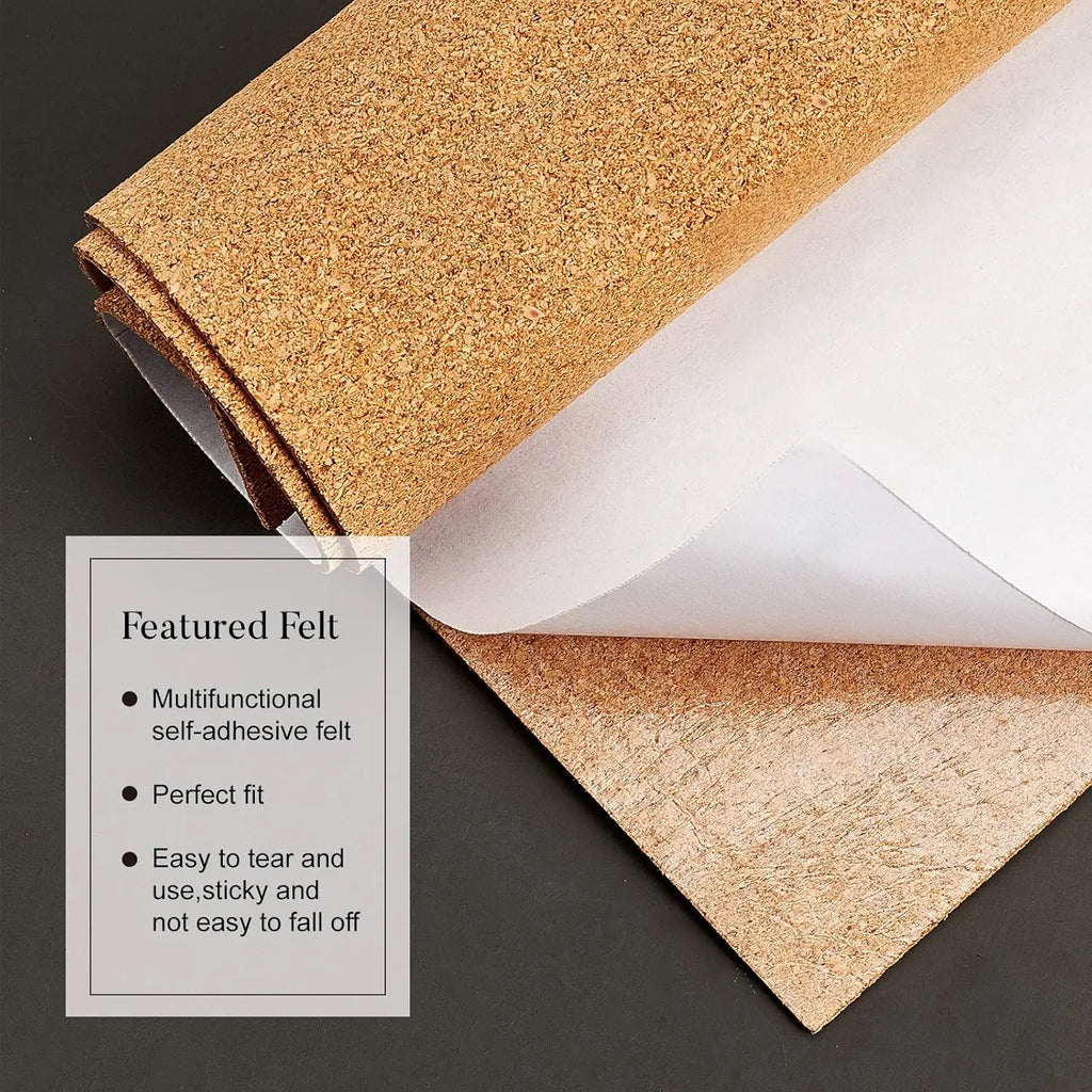 2mm Self-Adhesive Cork Roll Sheet 12x24" | Bulletin Board & DIY Cork Sheet Roll QXL