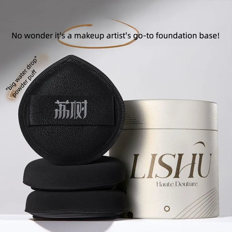 2-Pack Soft Non-Absorbent Foundation Powder Puff | Wet & Dry Makeup Sponge Puff QXL