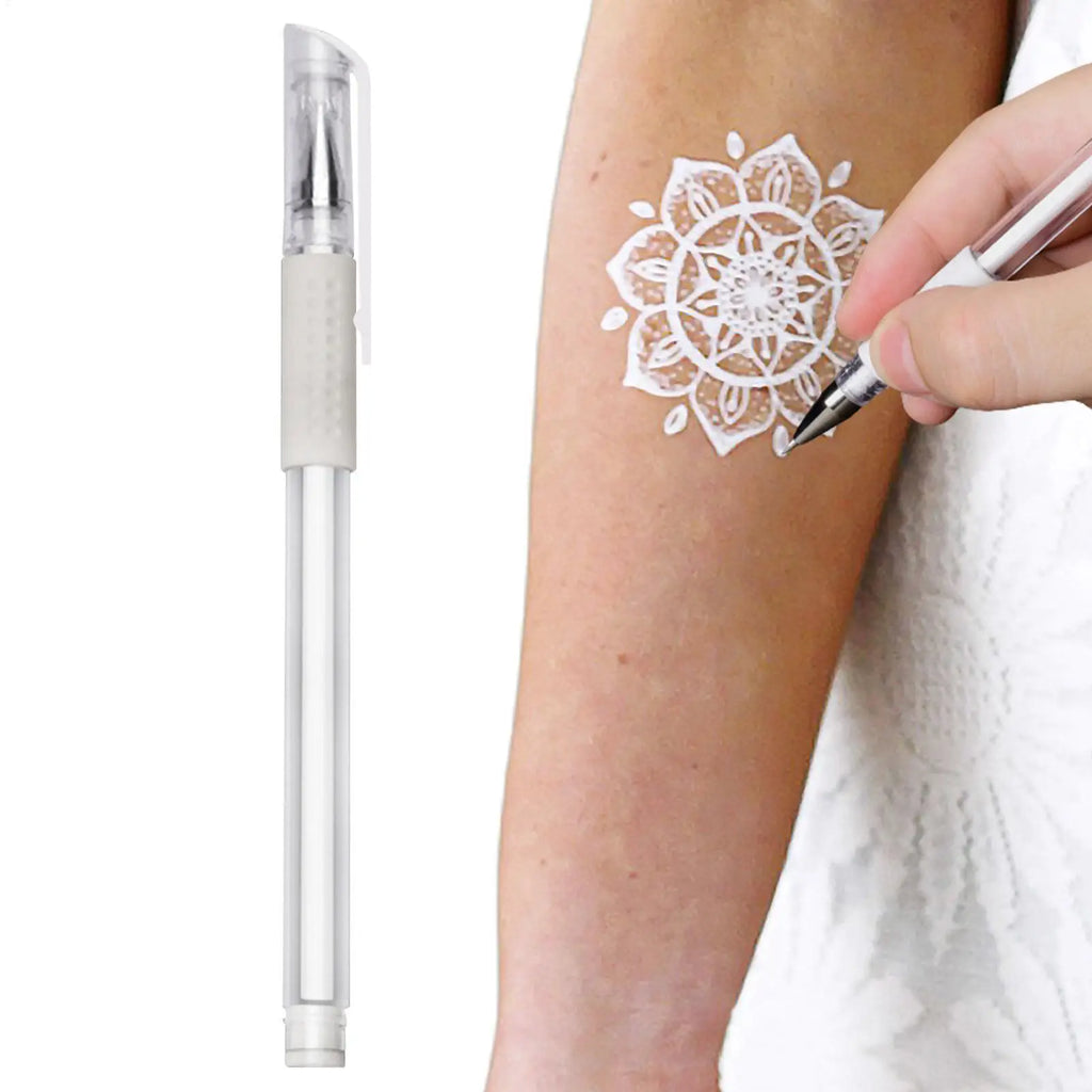 White Microblading Skin Marker Pen with Refill | Eyebrow Tattoo Skin Marker Pen QXL