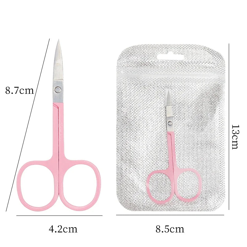 Stainless Steel Eyebrow & Nose Hair Scissors | VVOCCI Eyebrow Trimming Scissors QXL