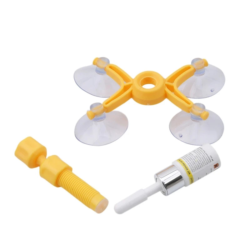 DIY Windshield Repair Kit – Cracked Glass Resin Sealer Windshield Repair Kit QXL