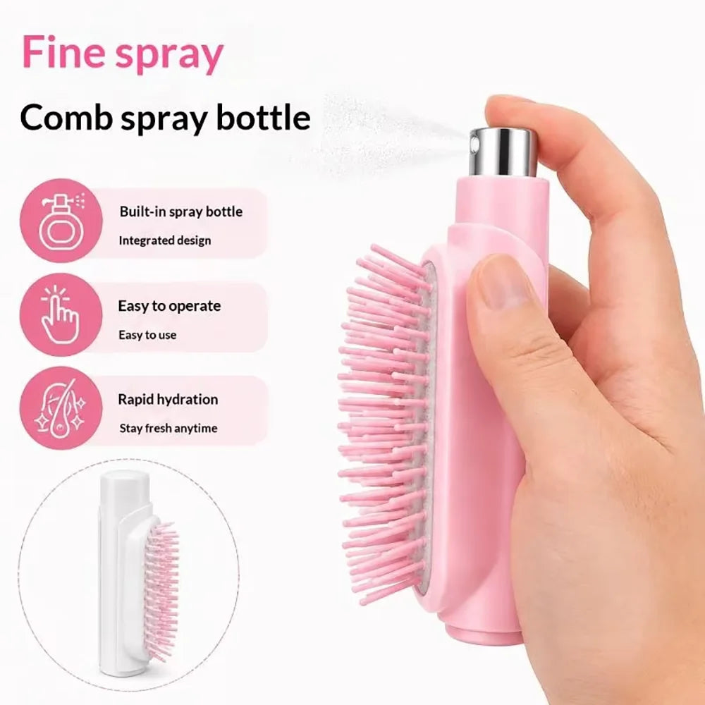 2-in-1 Hair Spray Comb | Oil Mist, Scalp Massage Tool Hair Spray Comb QXL