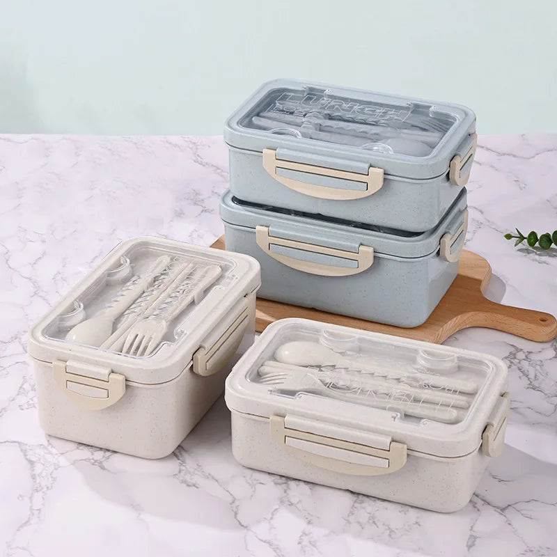 Japanese Bento Box | Microwave-Safe Multi-Compartment Lunch Box Bento Lunch Box QXL