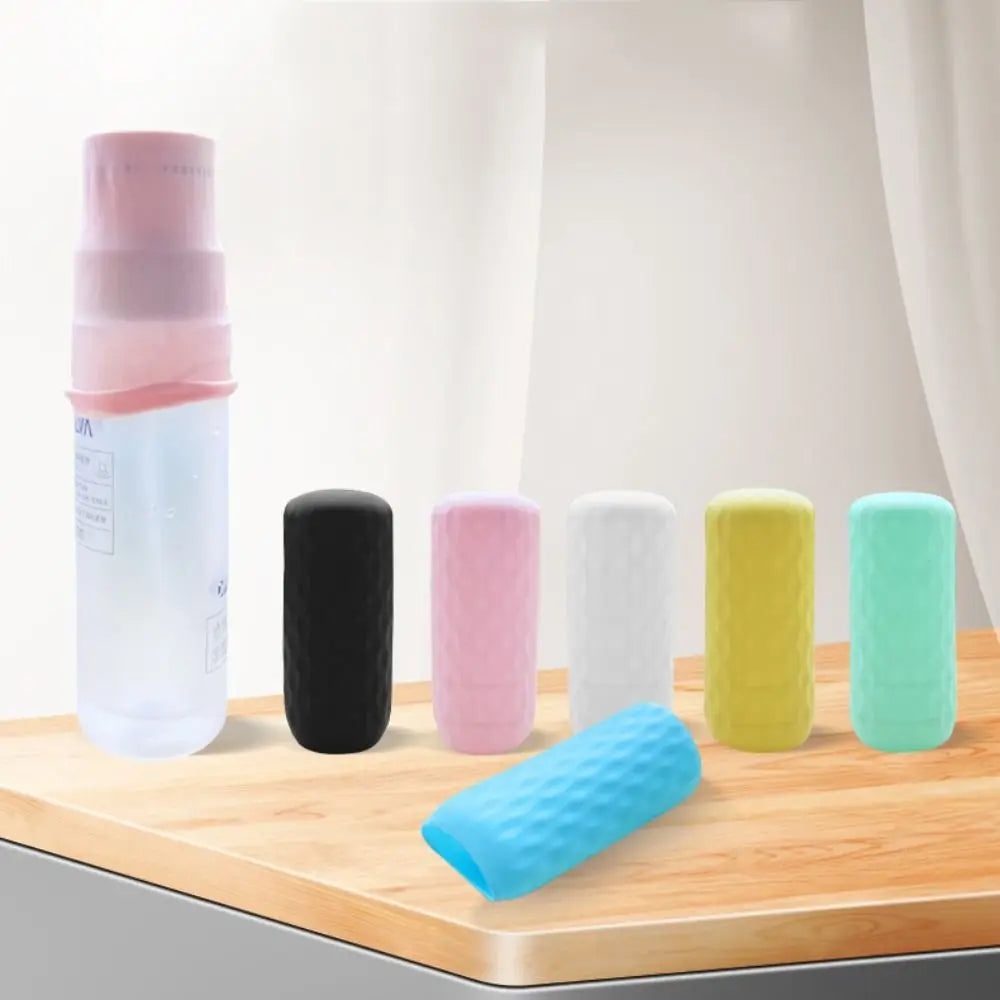 3-Pack Silicone Leak-Proof Bottle Sleeves for Travel Toiletries Travel Bottle Sleeve QXL