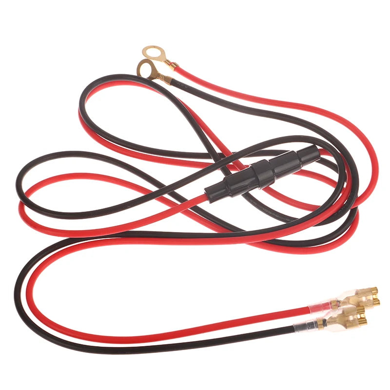 USB Charger Socket Wire Harness 10A Fuse | Car ATV Motorcycle Vehicle USB Charger QXL