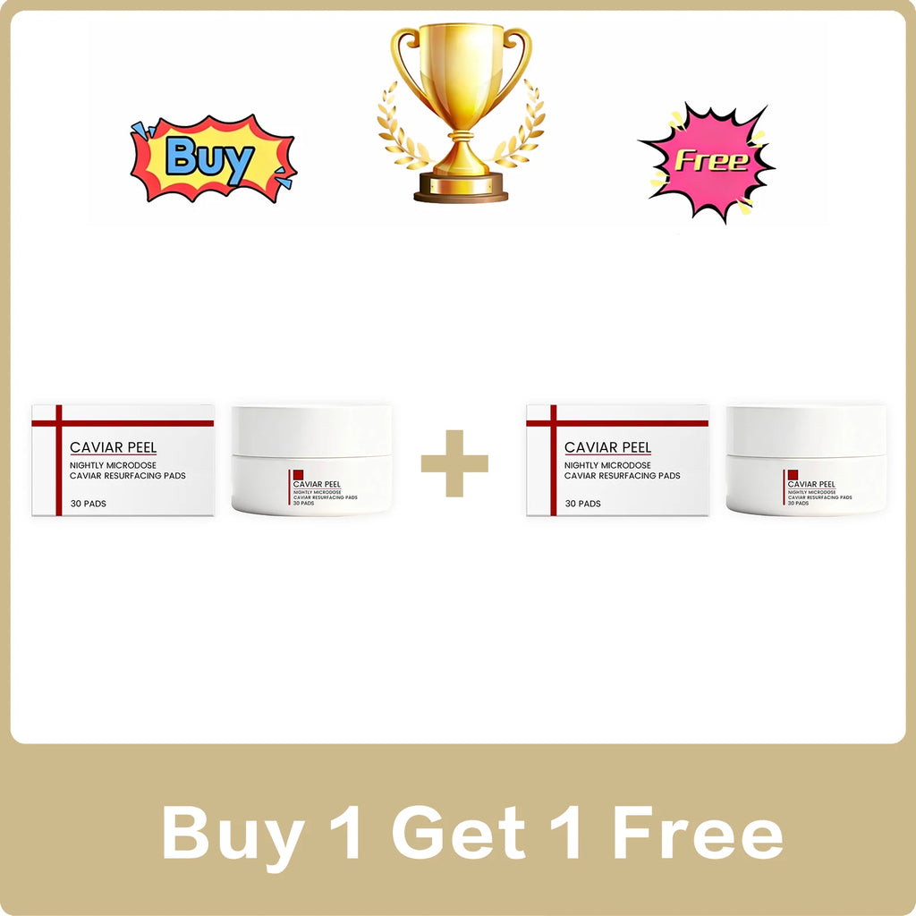Caviar Resurfacing Cotton Pads Night Facial Care 30 pcs Facial Resurfacing Pads QXL Buy 1 Get 1 Free