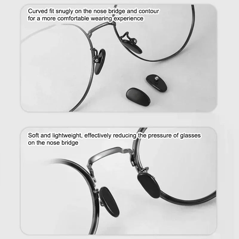 Anti-Slip Silicone Nose Pads for Glasses – 5 Pairs Eyeglass Nose Pads QXL