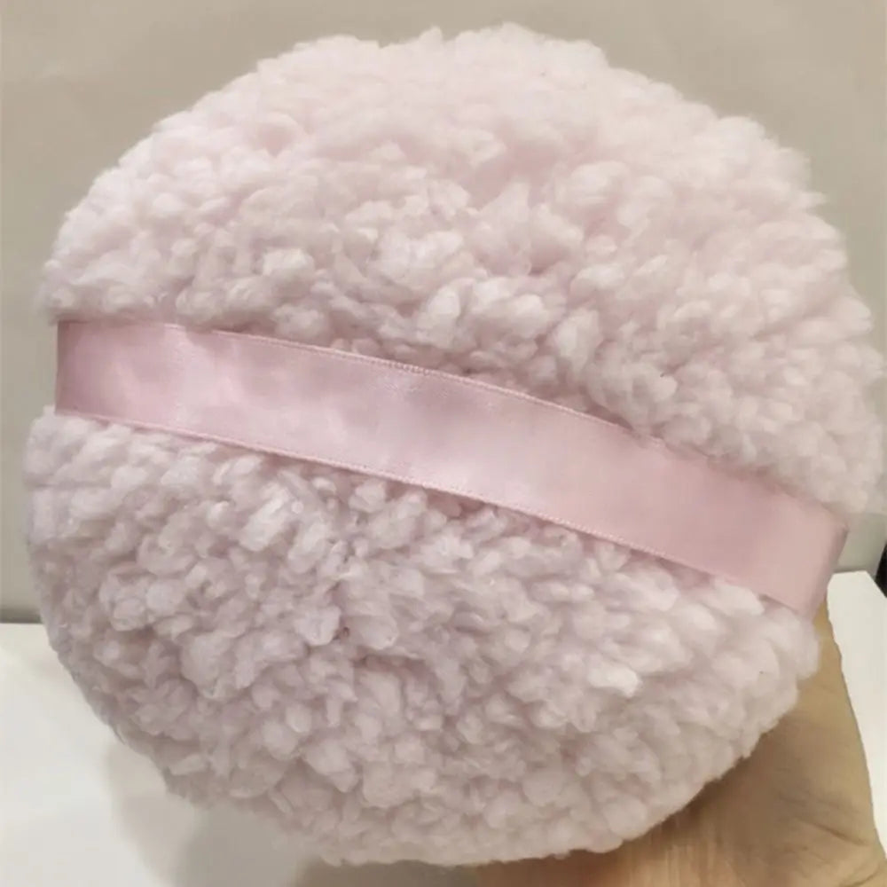 Extra Large Long Plush Powder Puff – Body & Face Applicator Powder Puff Applicator QXL pink