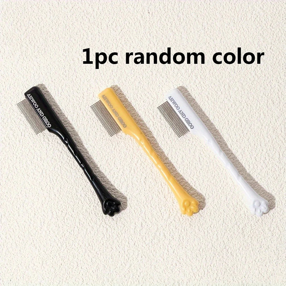 Pet Eye Cleaning Brush & Tear Stain Remover Comb | Dogs & Cats Pet Grooming Tool QXL 1pc random color