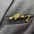Vintage Animal Engraved Zinc Alloy Lapel Pin for Men | Suit Brooch Lapel Pin Brooch QXL 01