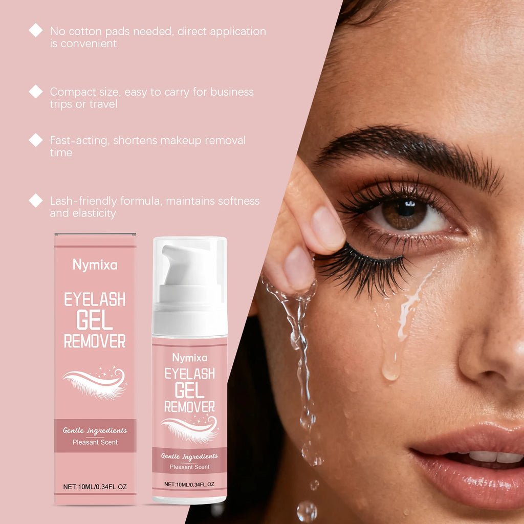 Nymixa Lash Remover Gel – Eyelash Glue Dissolver 10ml Lash Glue Remover QXL
