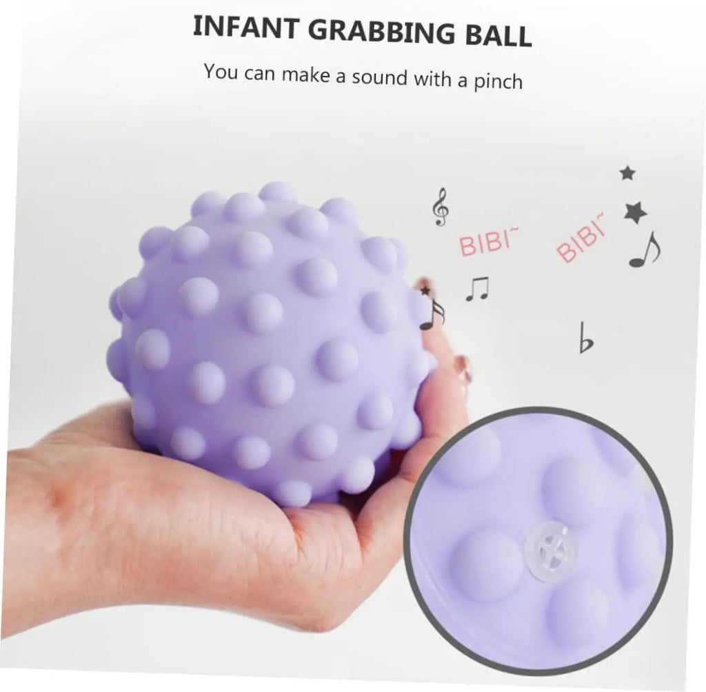 6-Pack Soft Textured Sensory Balls for Babies & Toddlers Baby Sensory Toy Set QXL