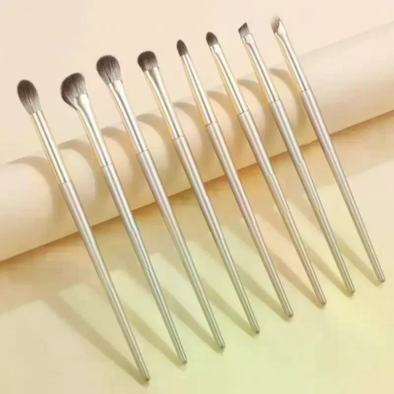 8-Piece Eye Makeup Brush Set – Ultra Soft Eyeshadow & Liner Eye Makeup Brush Set QXL
