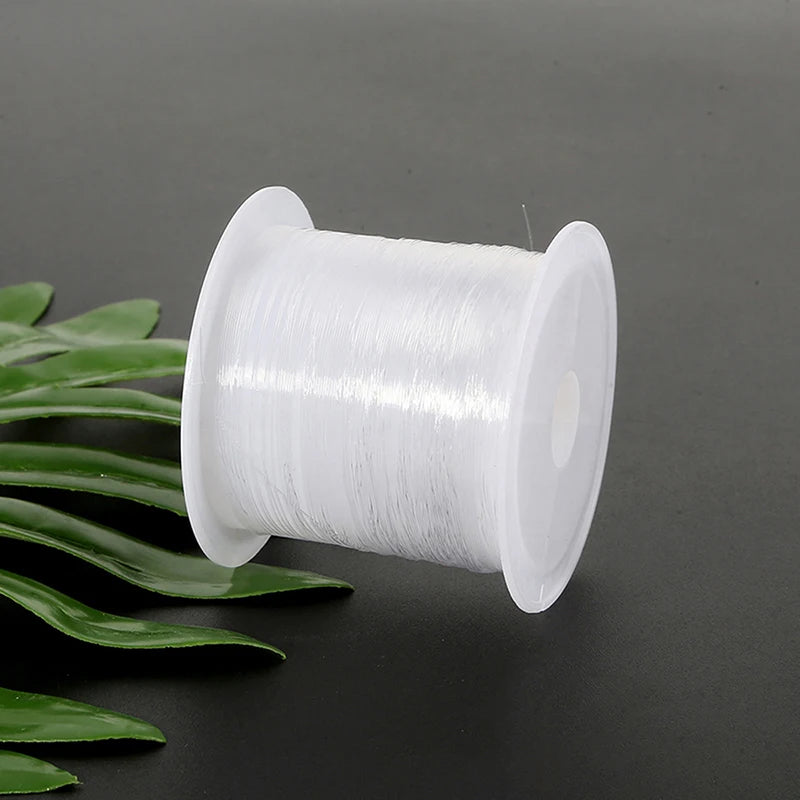 40m Clear Invisible Nylon Thread | Balloon & Party Decor Wire Craft Nylon Thread QXL