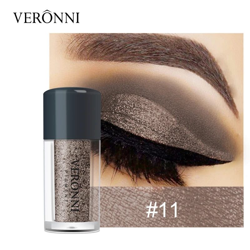 Pearlescent Diamond Eyeshadow Powder | Shimmer & Metallic Eyeshadow Powder QXL 11