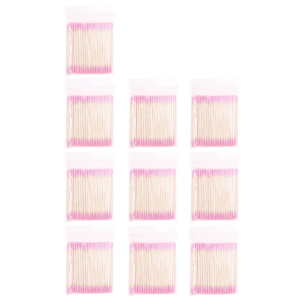 Wooden Cotton Swab Nail Polish Corrector Sticks | 1–10 Pack Nail Corrector Swabs QXL 10Bag