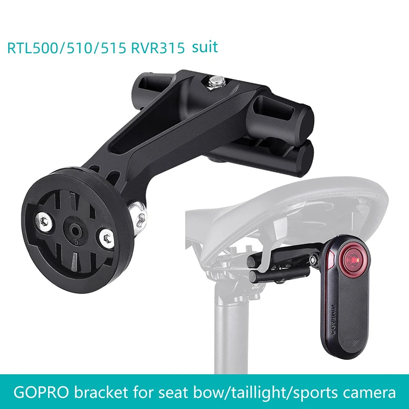 Bike Seat Post Rear Light & Camera Shockproof Mount Bracket Bike Mount Bracket QXL Default Title