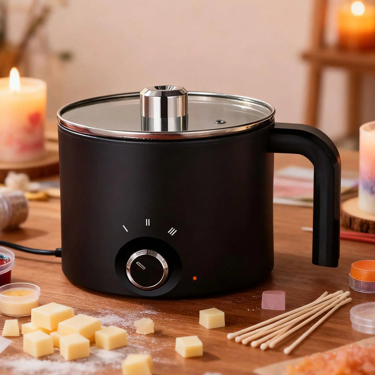 1.5L Electric Wax Melting Pot | Non-Stick Stainless Steel Wax Melting Pot QXL