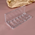 6-Grid Refillable Empty Eyeshadow & Blush Palette Case Empty Makeup Palette QXL Empty box