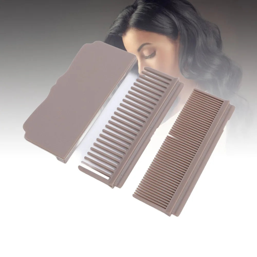 Nylon & Carbon Fiber Flat Iron Comb Attachment – 4-Pack Set Hair Styling Comb QXL